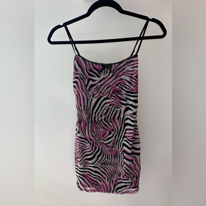 Urban‎ Renewal Urban Outfitters Animal Print Mini Dress  NWT Size S